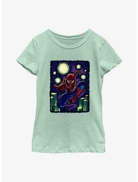 Marvel Spider-Man Starry New York Youth Girls T-Shirt, , hi-res