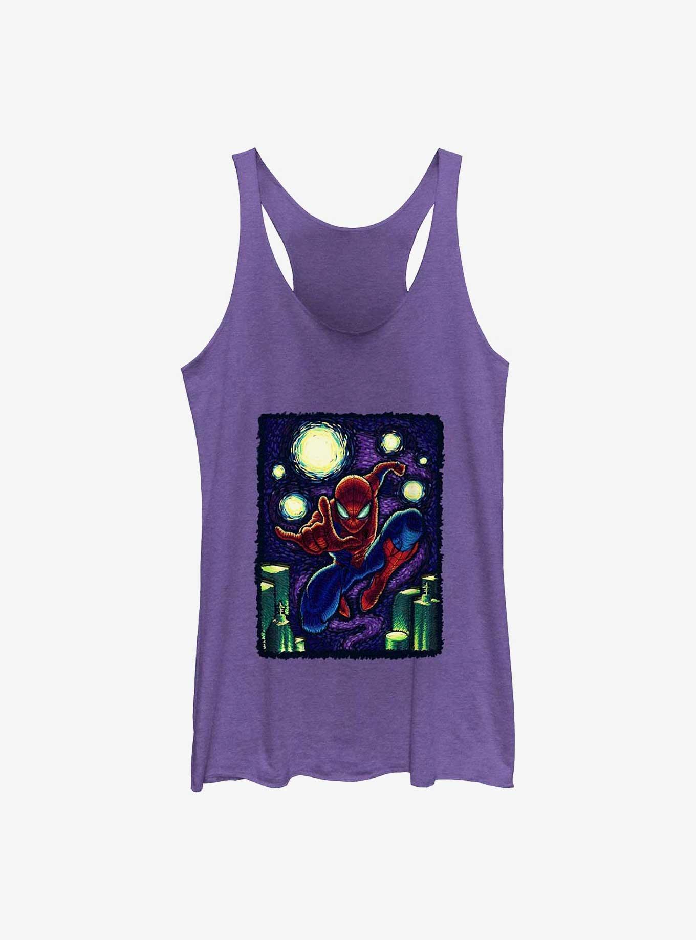 Marvel Spider-Man Starry New York Womens Tank Top, , hi-res
