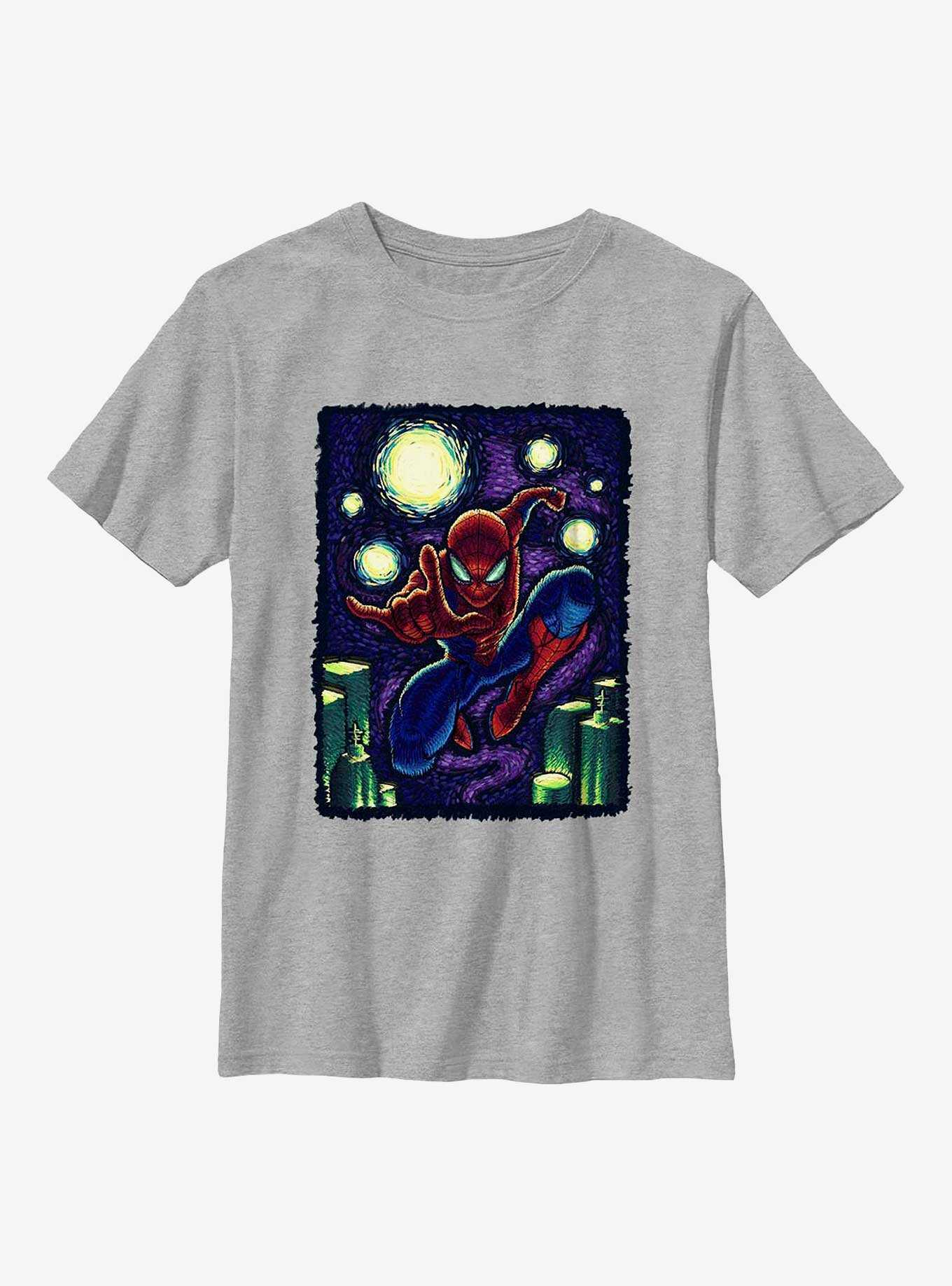 Marvel Spider-Man Starry New York Youth T-Shirt, , hi-res