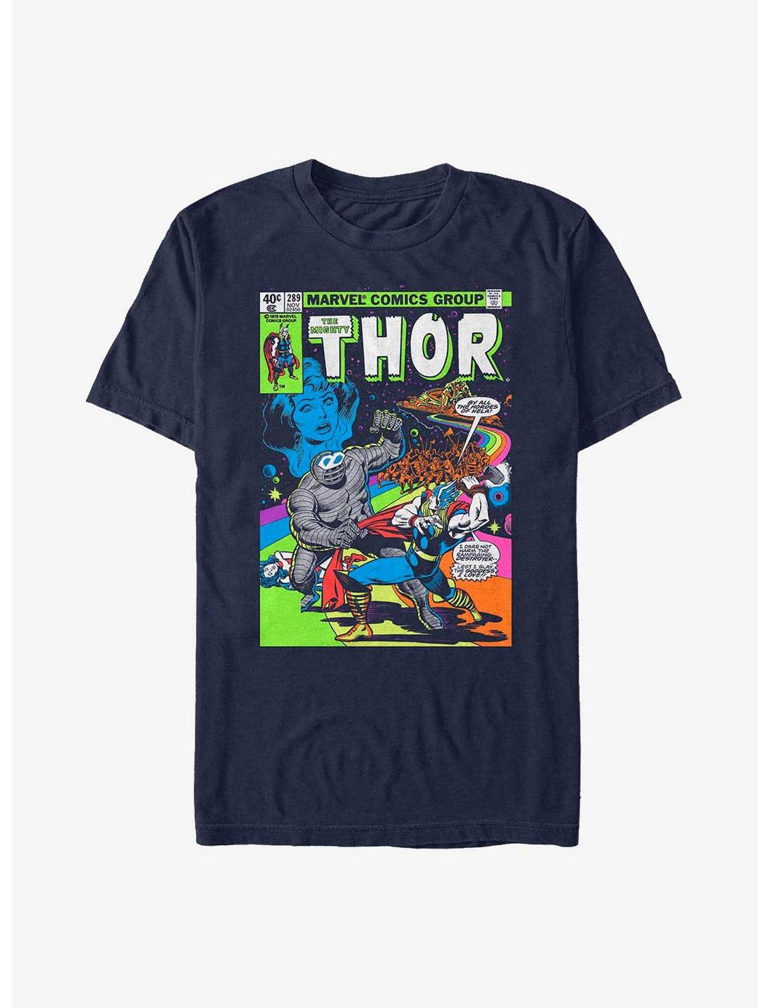 Marvel Thor Neon Thor T-Shirt, NAVY, hi-res