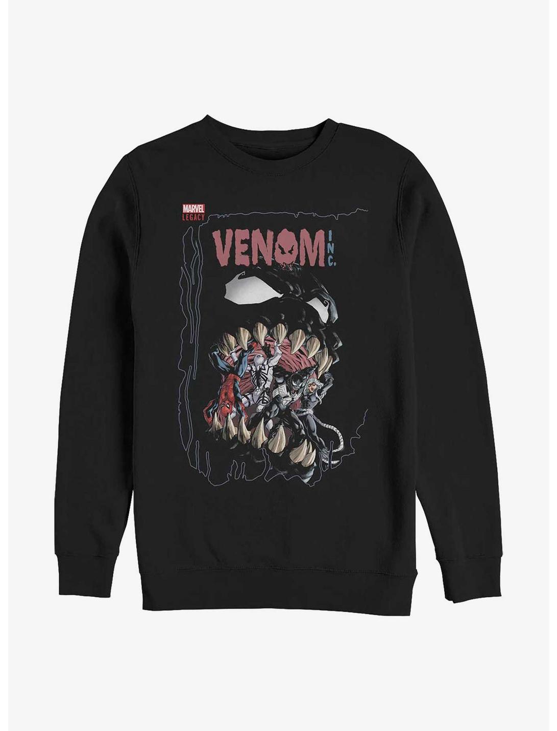 Marvel Venom Group Fight Sweatshirt, BLACK, hi-res
