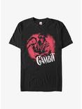 Marvel X-Men Gambit Circle T-Shirt, BLACK, hi-res