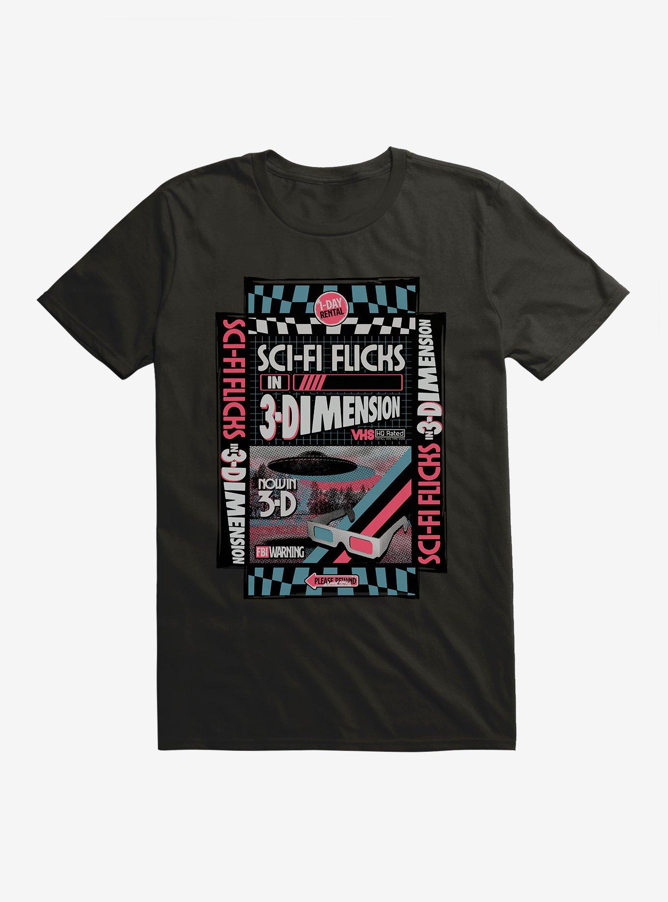 Retro 3-D T-Shirt, , hi-res