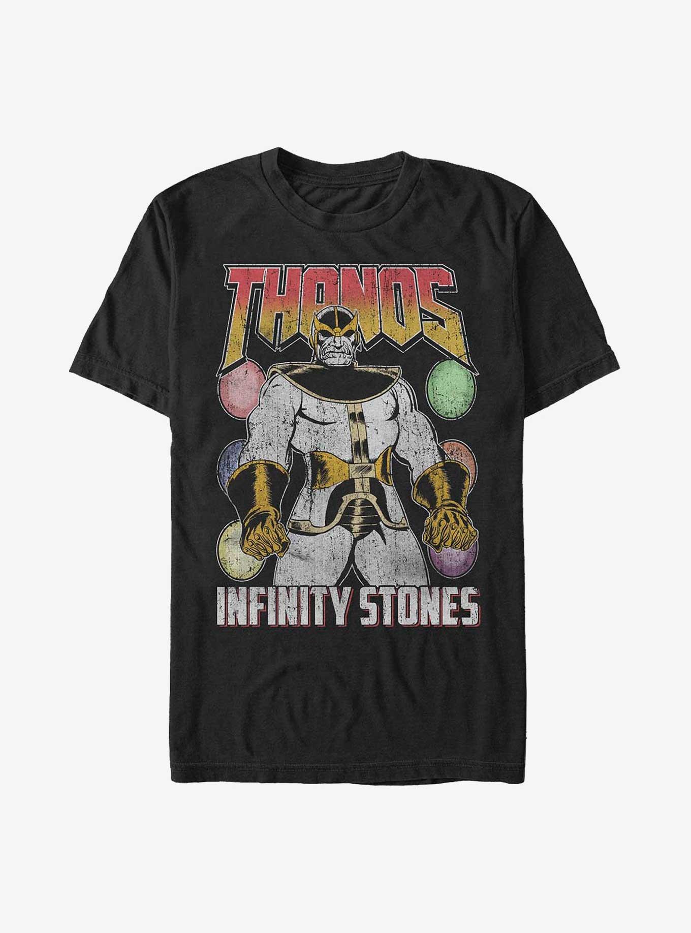 Marvel The Avengers Thanos And The Infinity Stones T-Shirt, BLACK, hi-res view 1