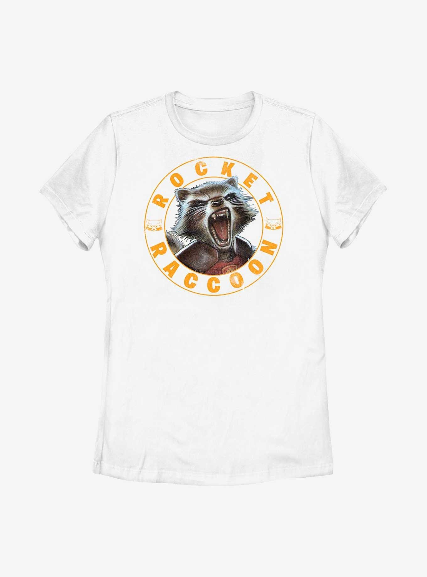 Marvel Guardians Of The Galaxy Rocket Raccoon Stamp Womens T-Shirt, , hi-res