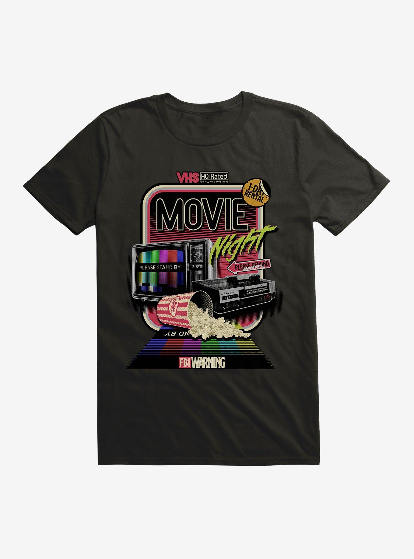 Retro Movie Night T-Shirt, , hi-res