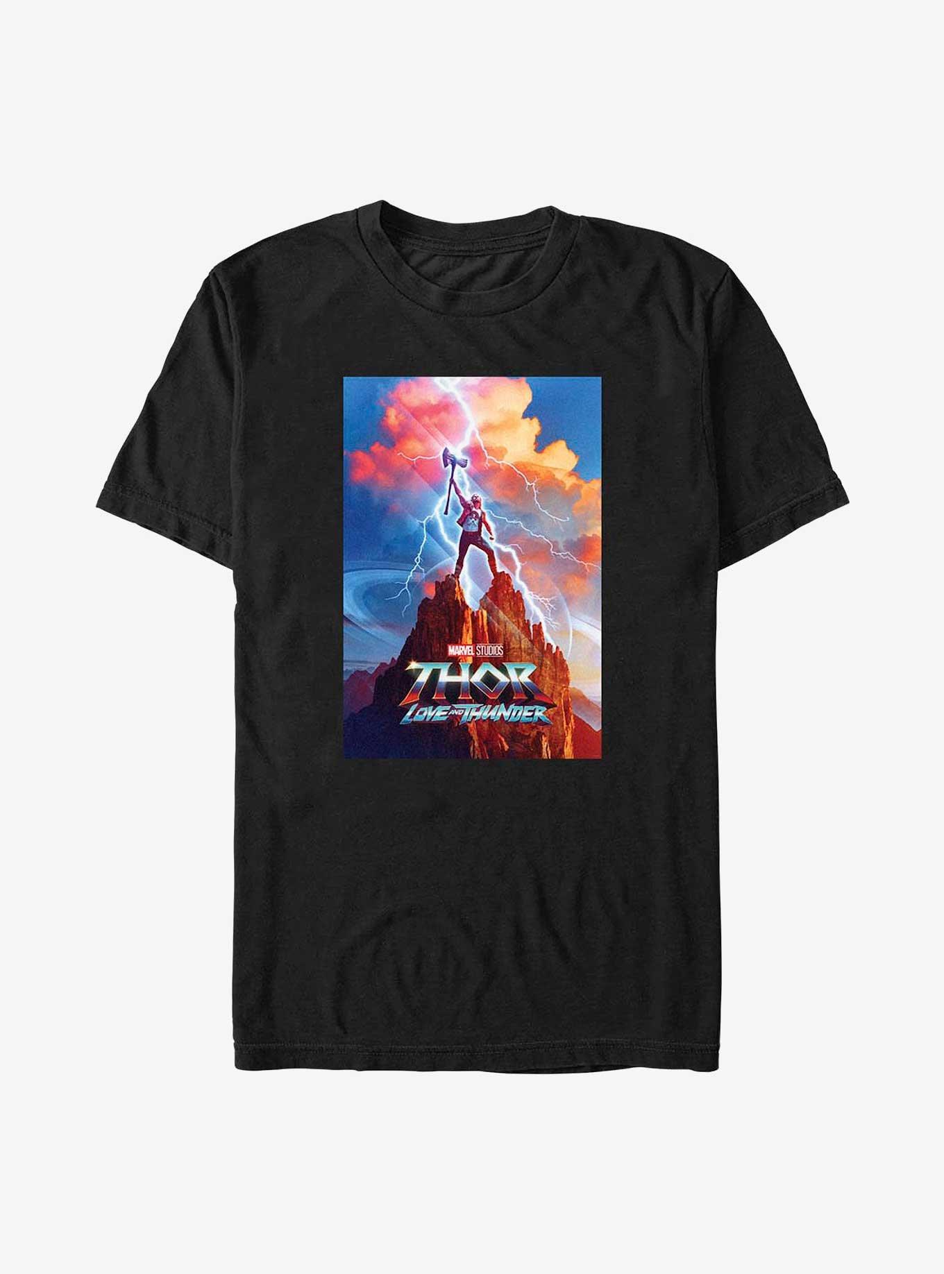 Marvel Thor: Love And Thunder Poster T-Shirt, , hi-res