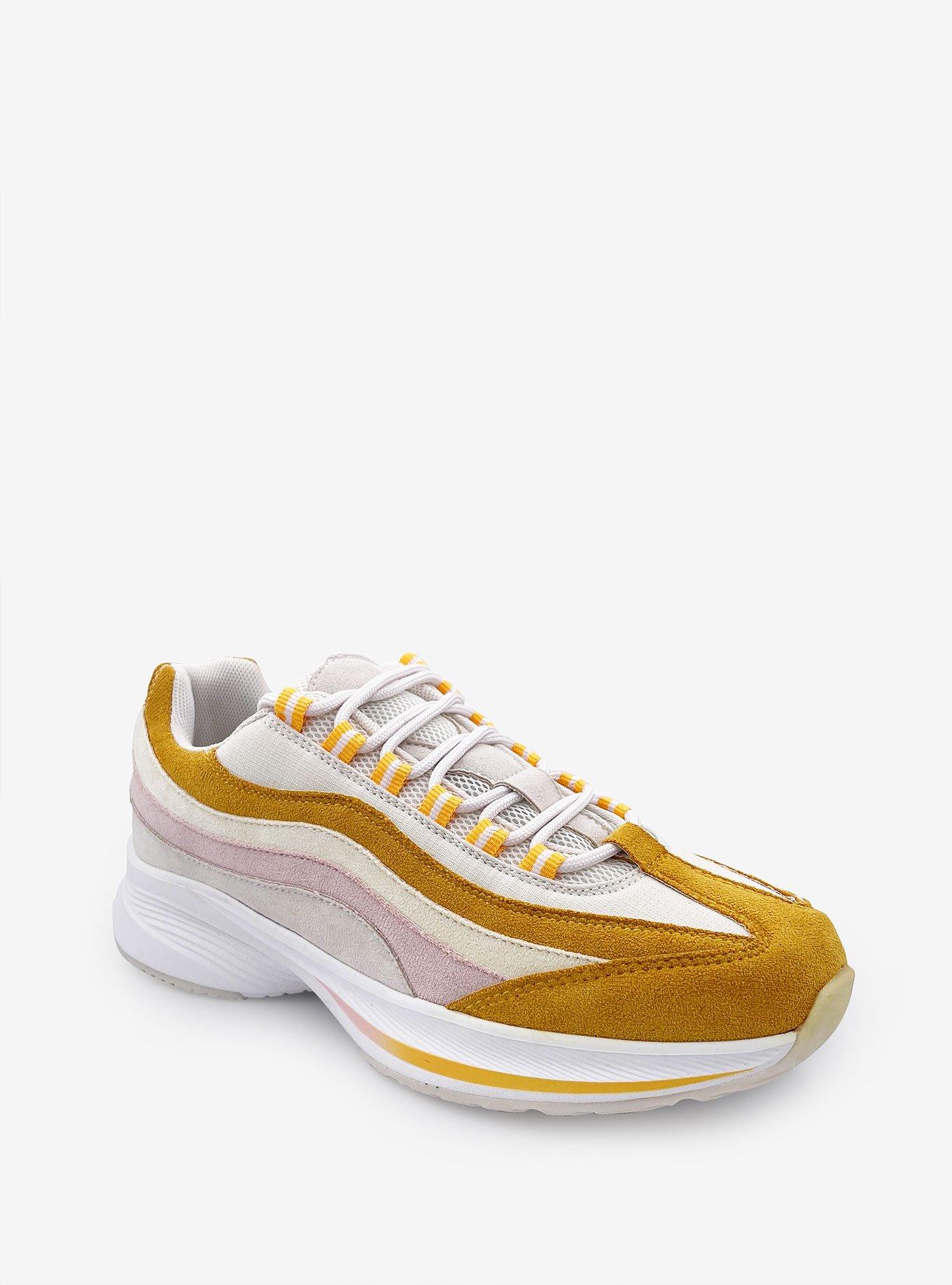 Leah Multi Color Sneaker on a Big Bottom Brown, MULTI, hi-res