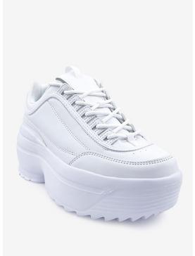 Lily High Platform Sneaker White, , hi-res