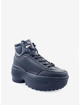 Macy High Platform Sneaker Black, , hi-res