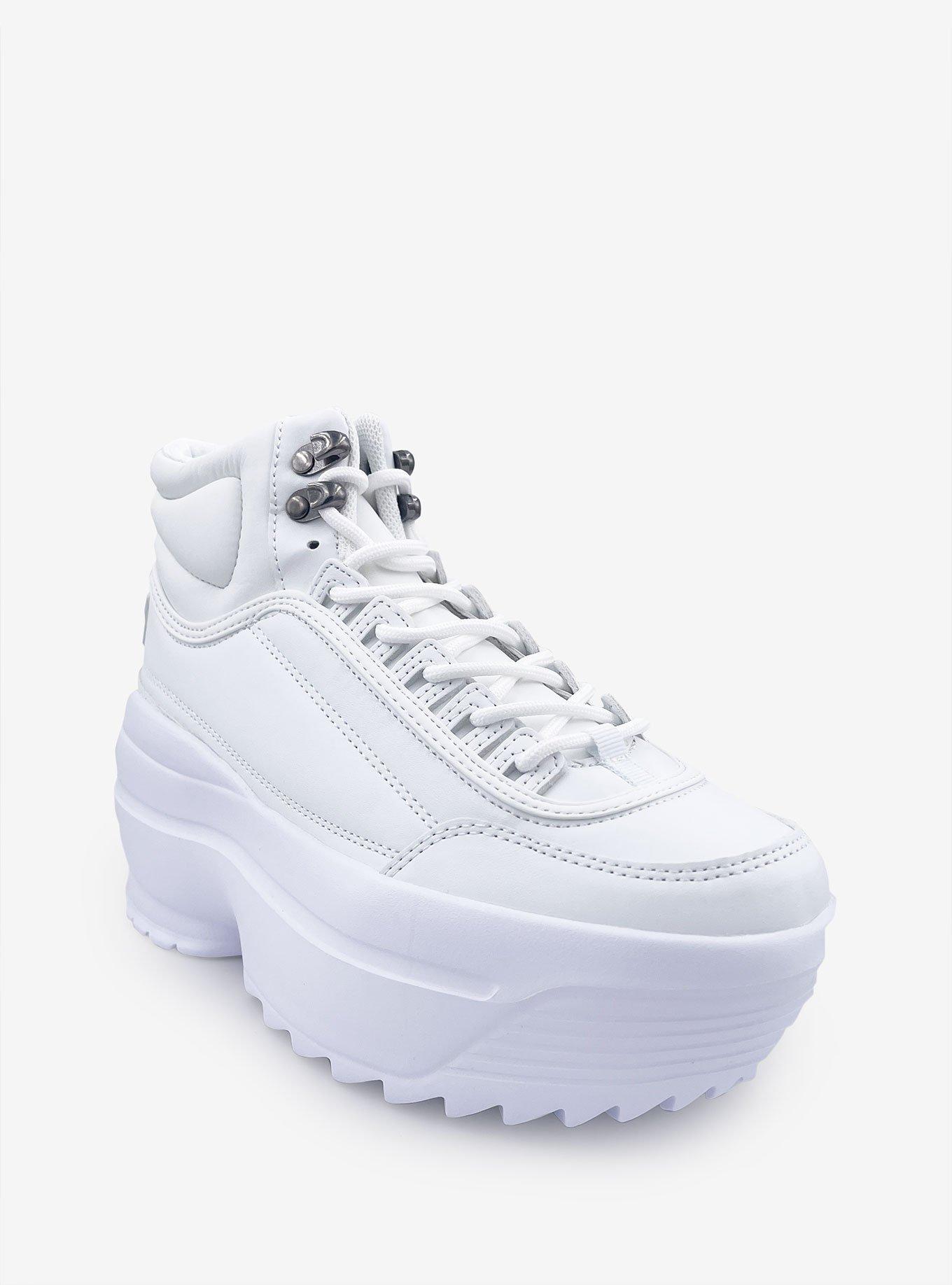 Macy High Platform Sneaker White, BRIGHT WHITE, hi-res