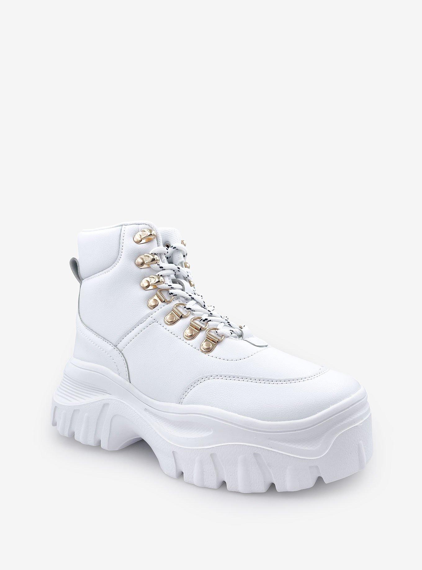 Maya High Top Bootie White Hot Topic