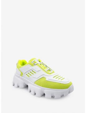 Remi Platform Lug Sole Sneaker Lime, , hi-res