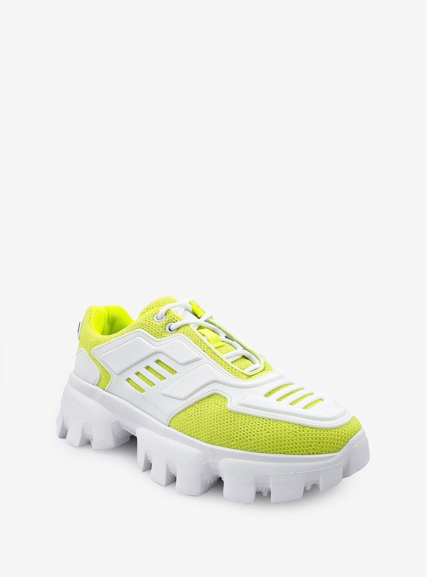 Remi Platform Lug Sole Sneaker Lime, , hi-res