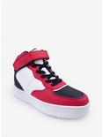 Rylee High Top Sneaker with Velcro Strap Red, RED, hi-res