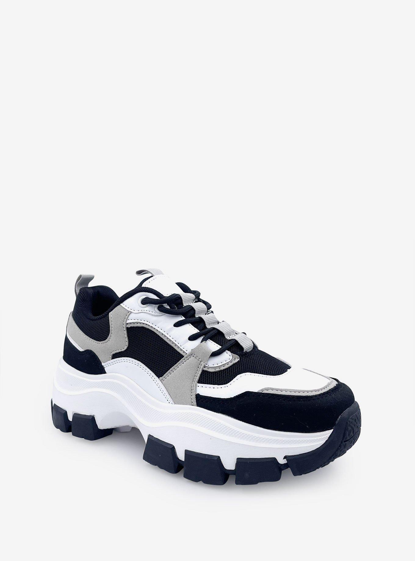 Damian Chunky Bottom Sneaker Black, , hi-res