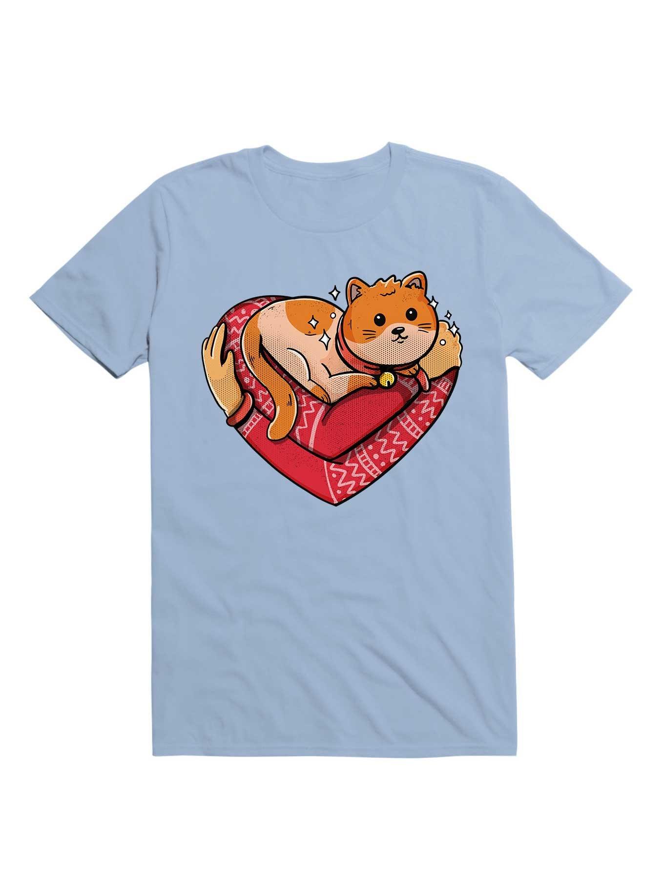 Kawaii The Lovecats T-Shirt, LIGHT BLUE, hi-res