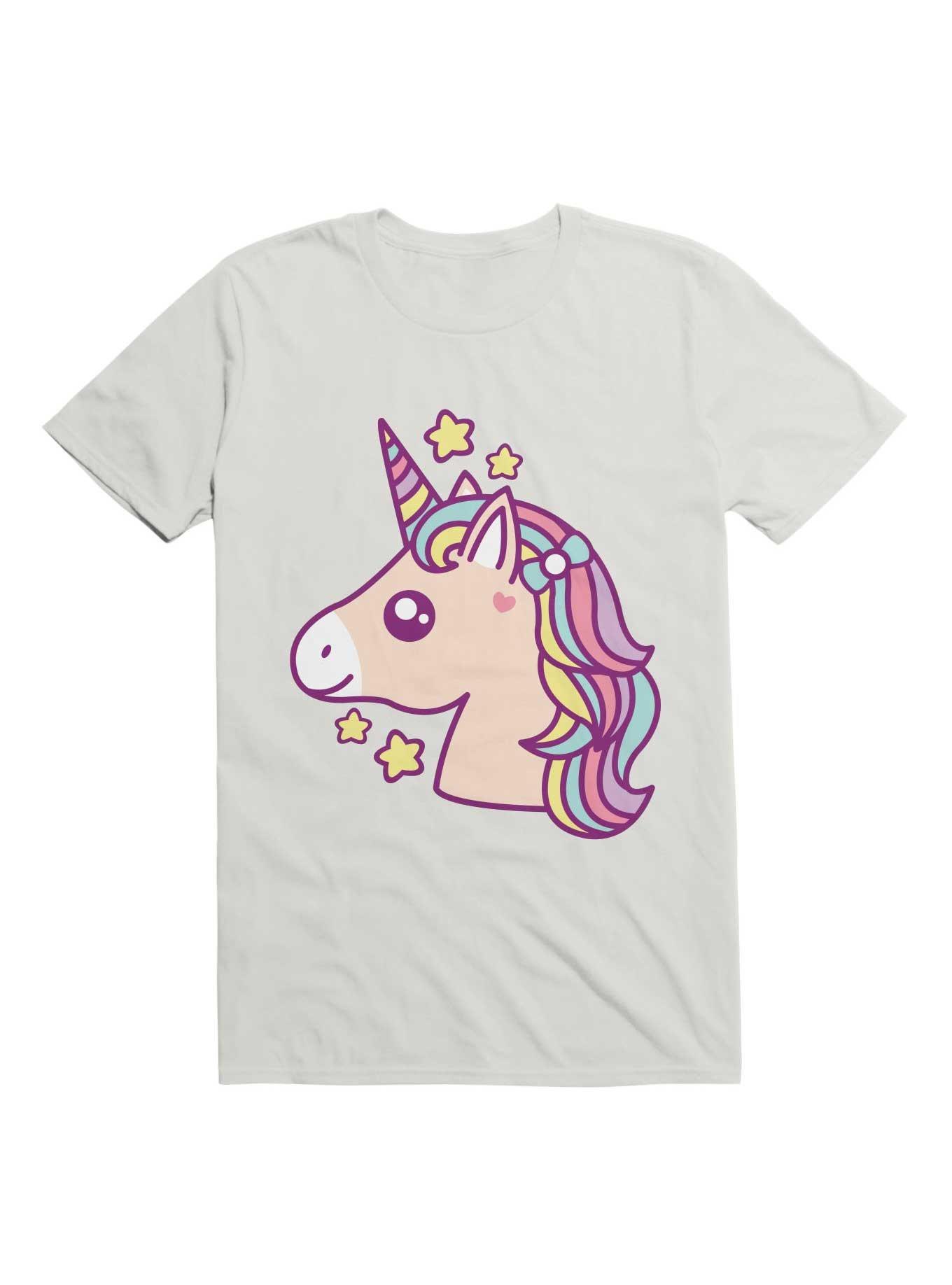 Kawaii Unicute Kawaii T-Shirt, WHITE, hi-res