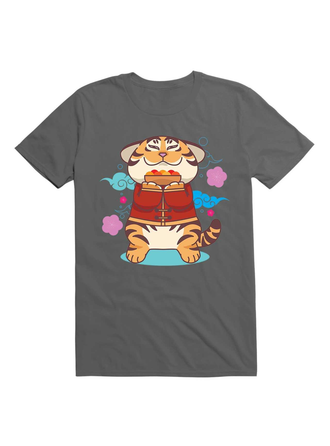 Kawaii Tiger Chinese New Year Costume T-Shirt, , hi-res