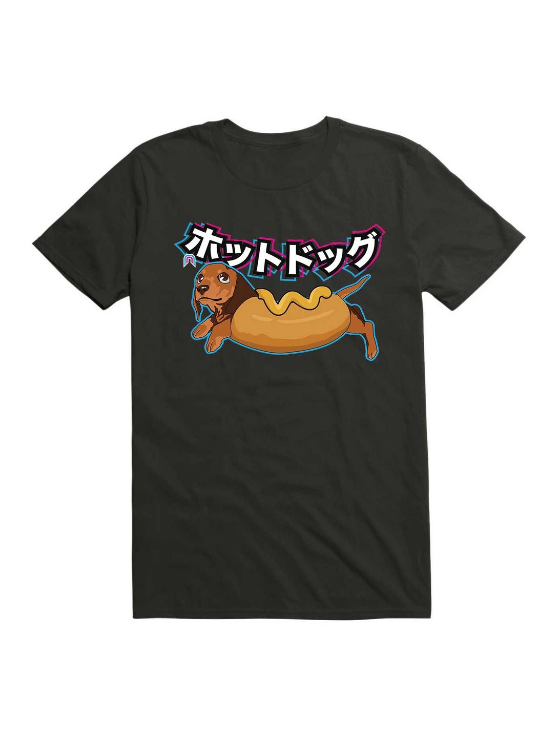 Kawaii Dachshund Hot Dog Costume T-Shirt, , hi-res