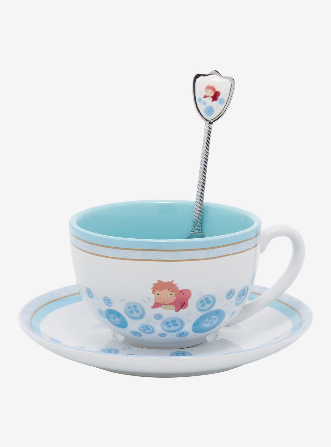 Studio Ghibli Ponyo Teacup & Spoon Set, , hi-res