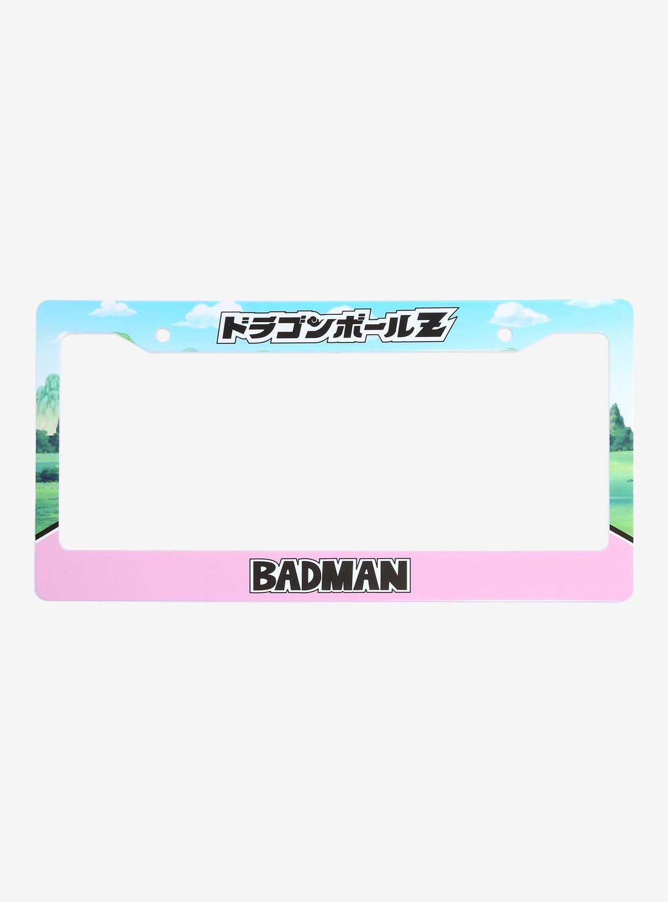 Dragon Ball Z Badman License Plate Frame, , hi-res