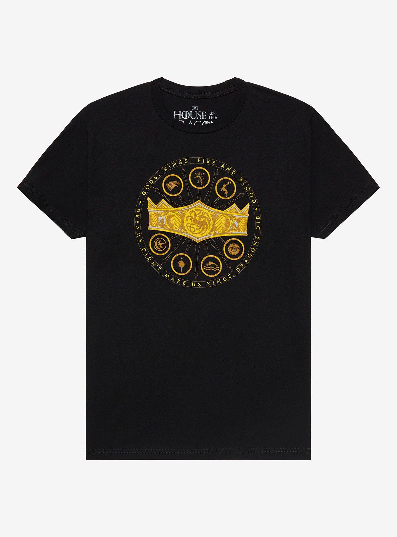 House Of The Dragon Crown T-Shirt, BLACK, hi-res