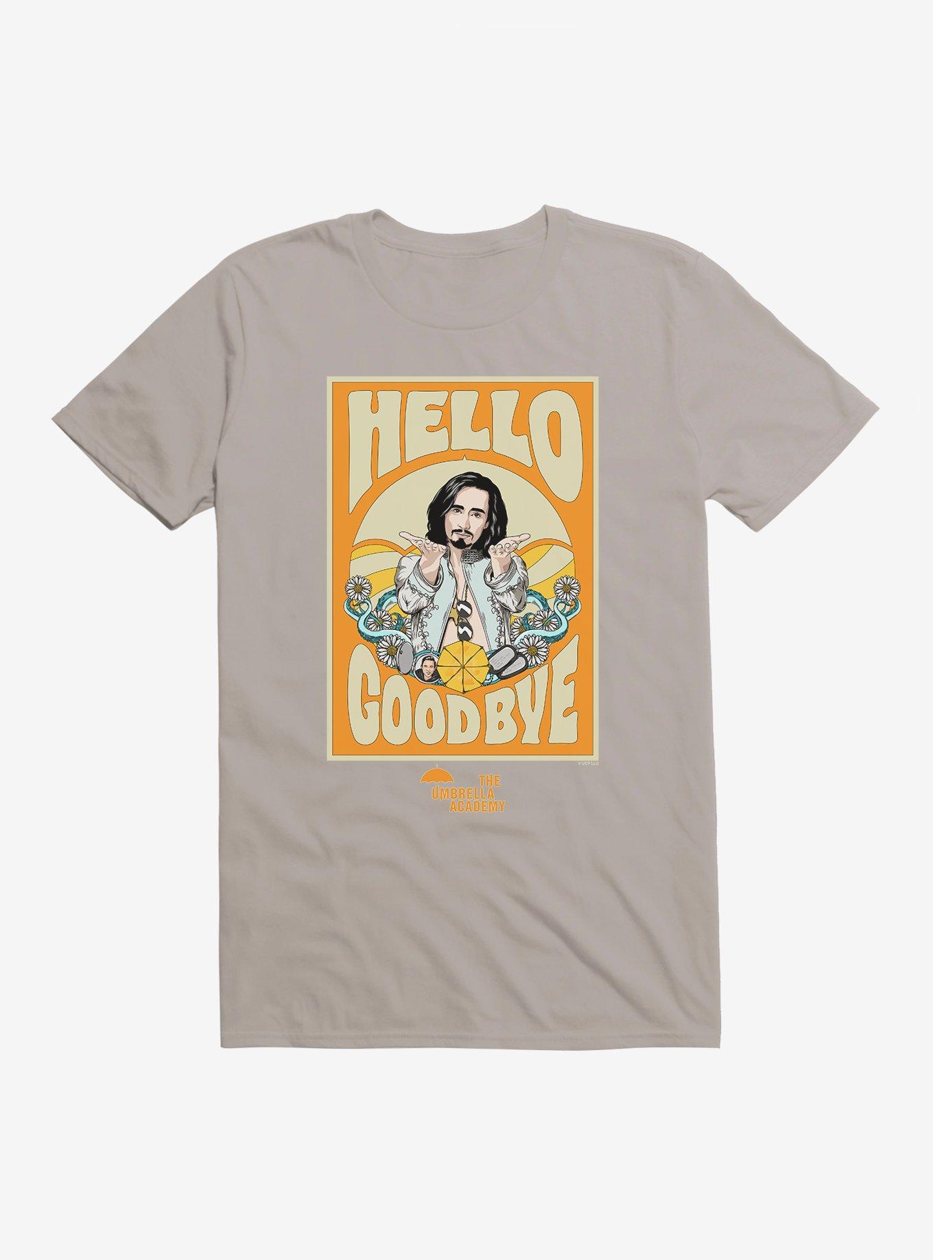 The Umbrella Academy Hello Goodbye T-Shirt, LIGHT GREY, hi-res