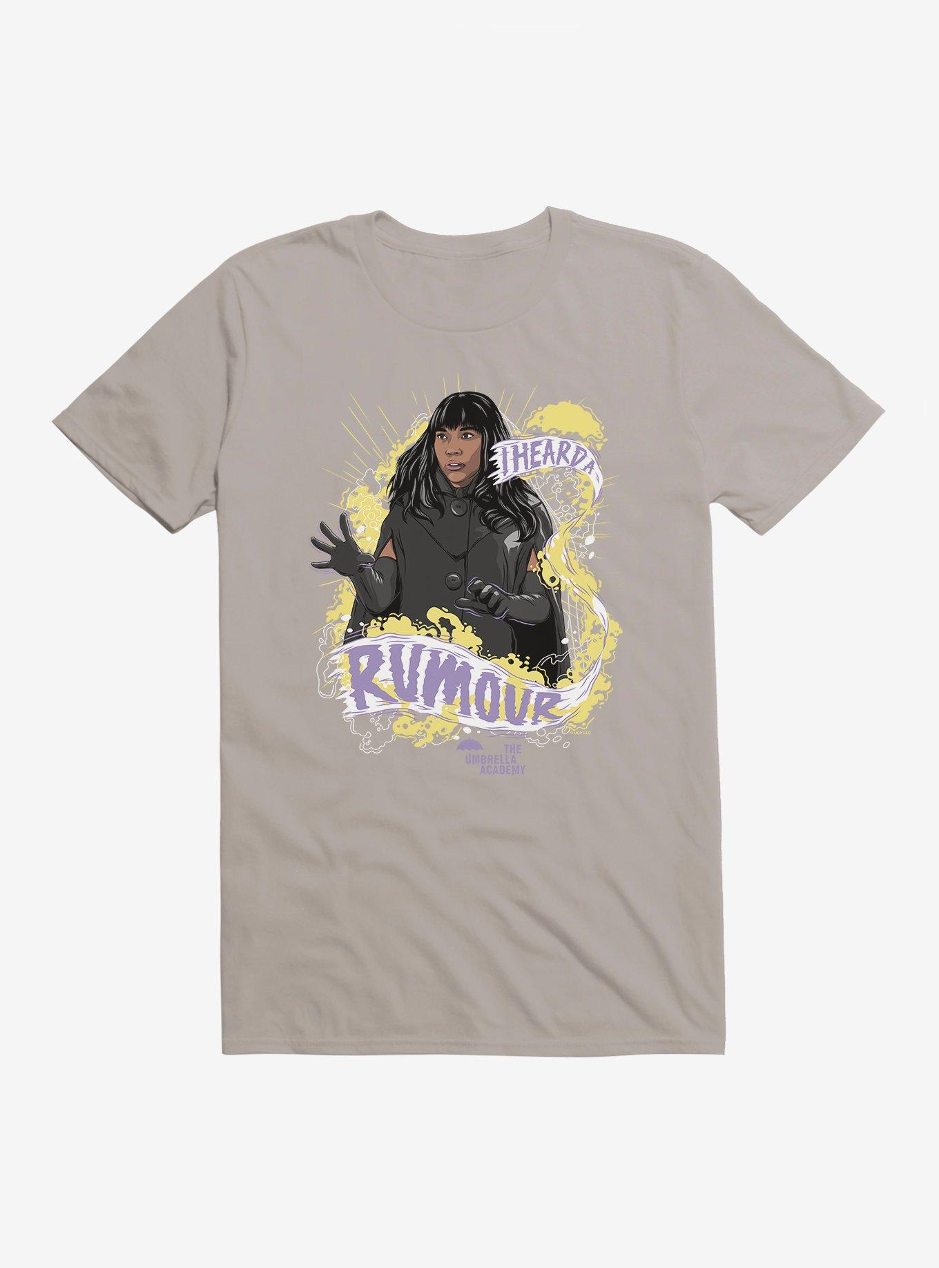The Umbrella Academy I Heard A Rumour T-Shirt, LIGHT GREY, hi-res