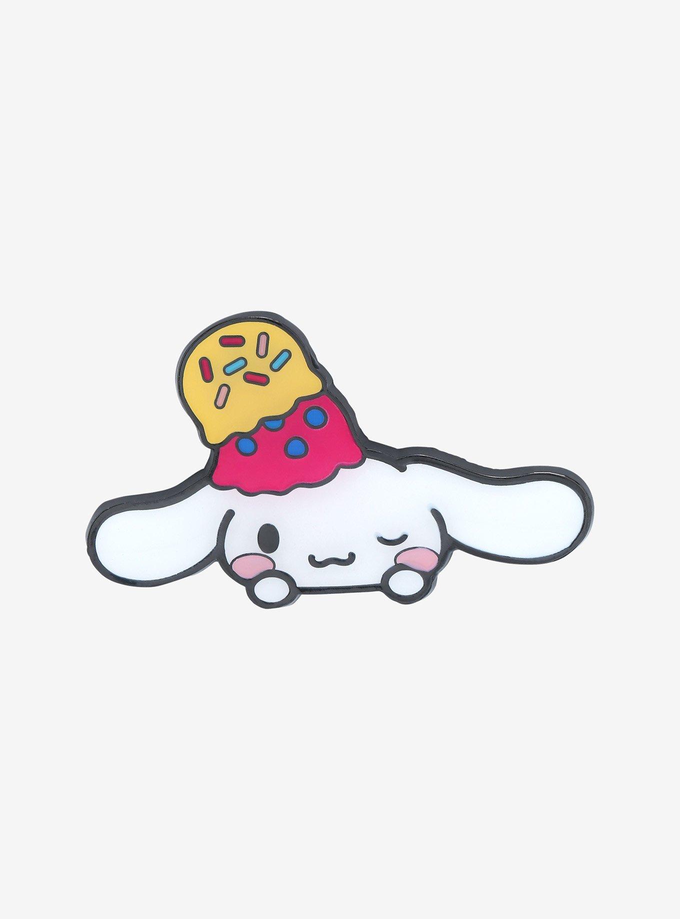 Sanrio Cinnamoroll with Ice Cream Enamel Pin - BoxLunch, , hi-res