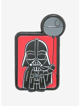 Star Wars Darth Vader Death Star Balloon Enamel Pin - BoxLunch Exclusive, , hi-res