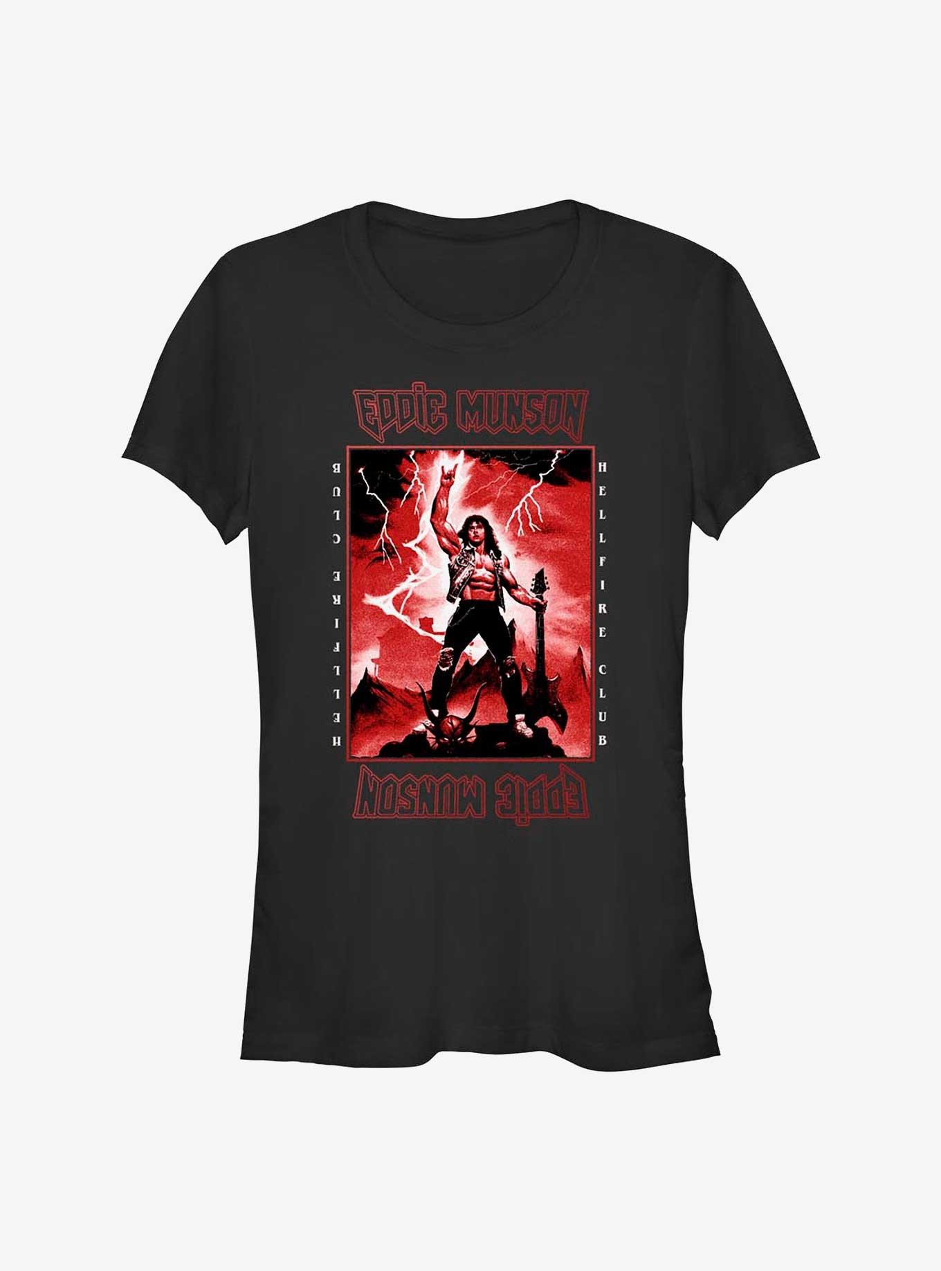 Stranger Things Power Of Eddie Munson Girls T-Shirt