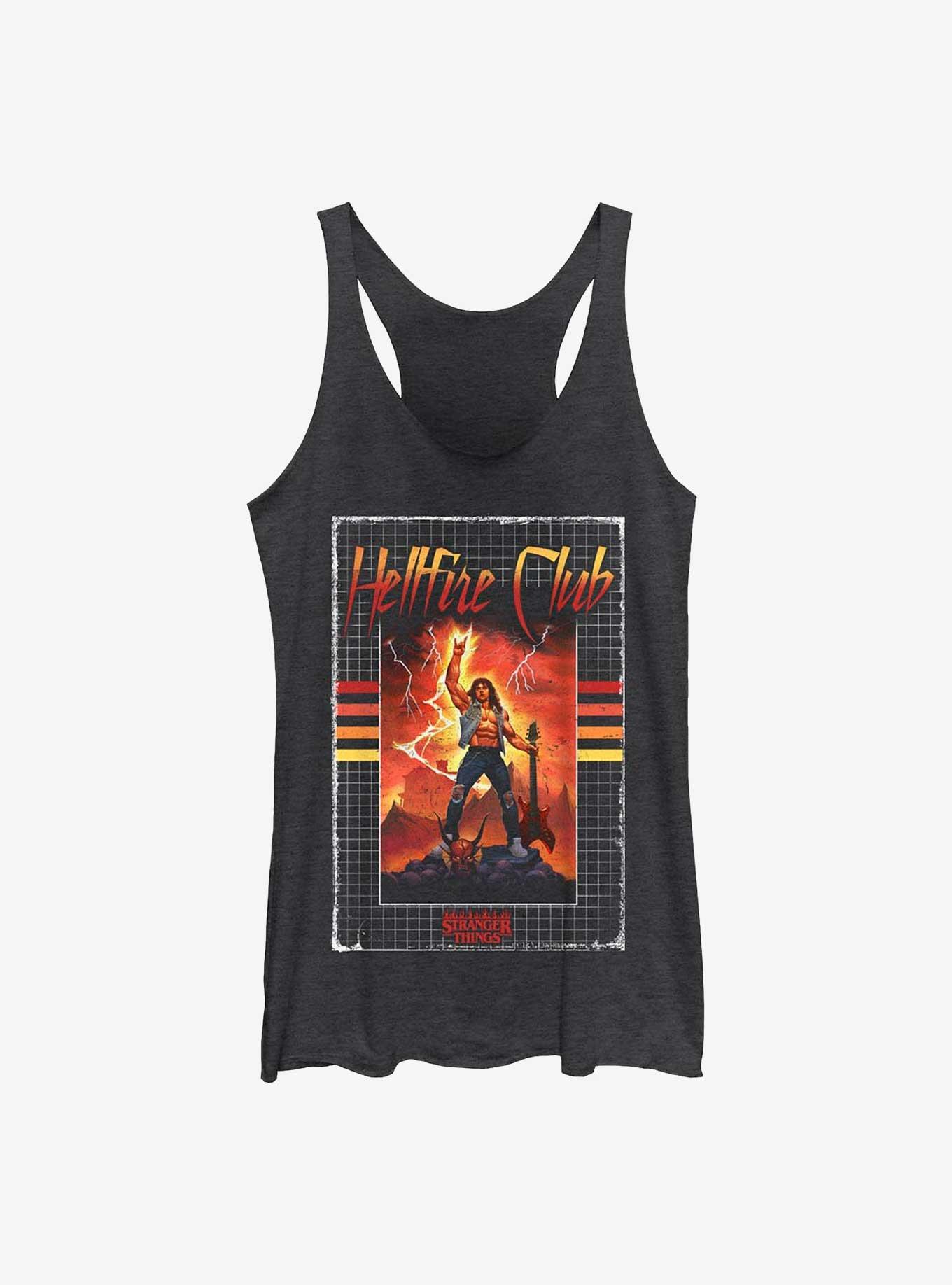 Stranger Things Eddie Munson Hellfire Club Girls Tank Top, , hi-res
