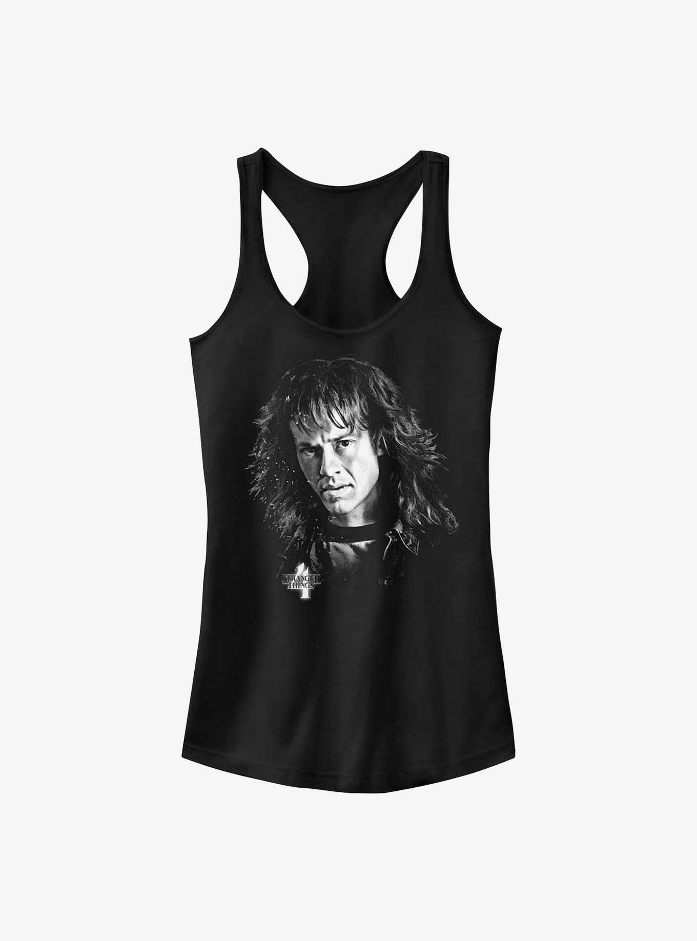 Stranger Things Eddie Munson Portrait Girls Tank Top, BLACK, hi-res