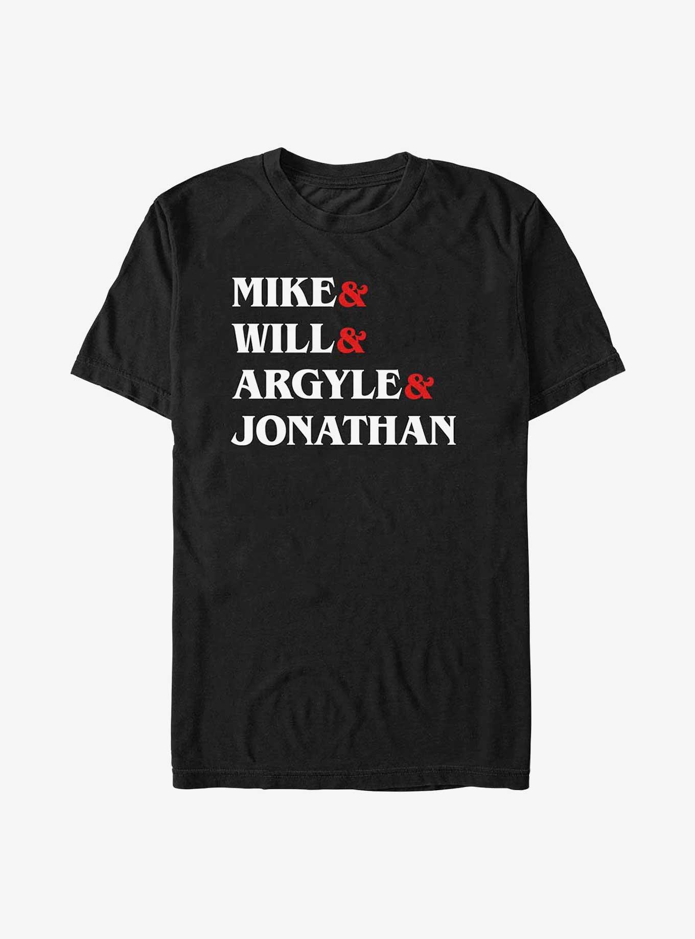 Stranger Things Mike & Will & Argyle & Jonathan T-Shirt