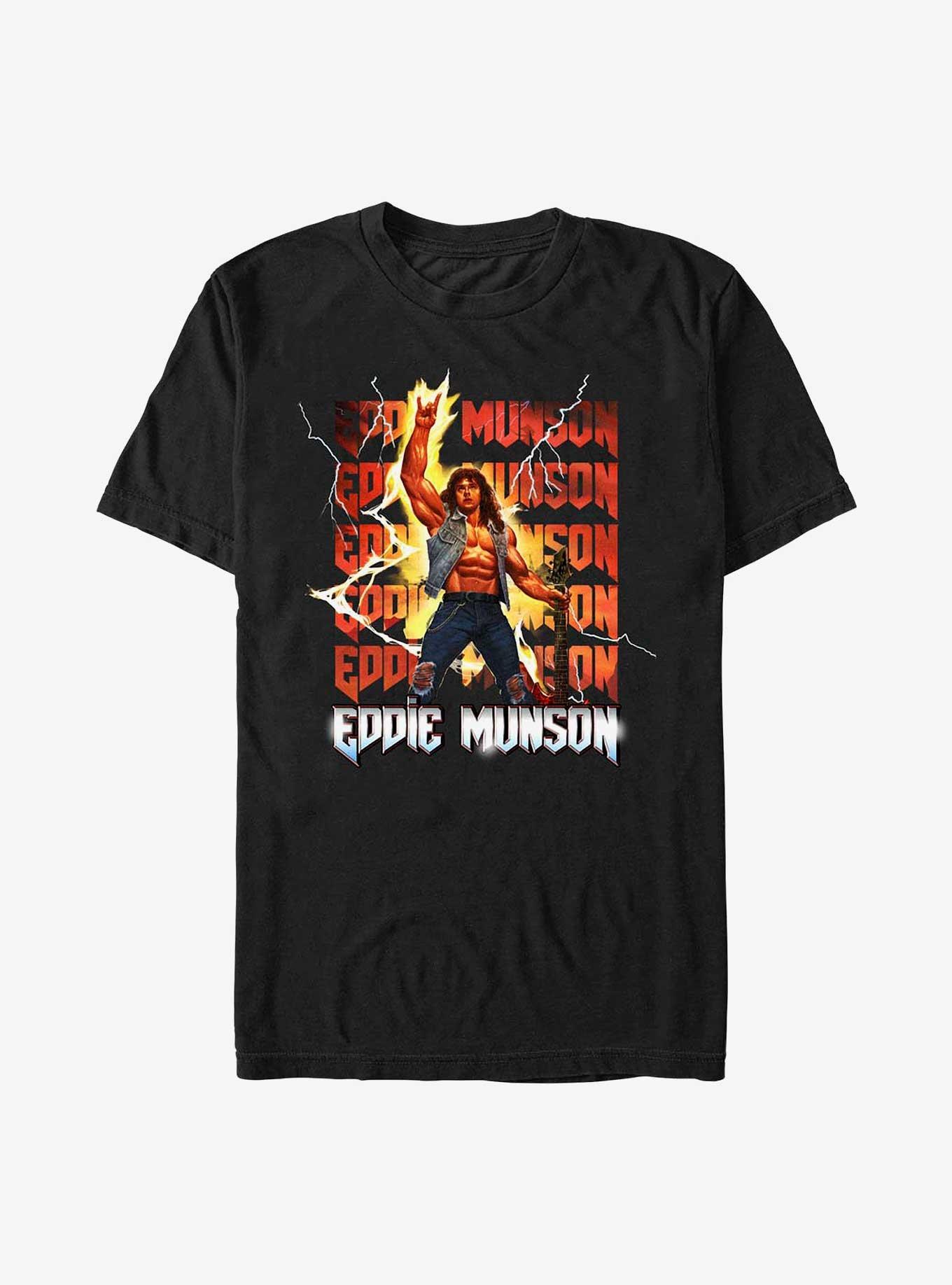 Stranger Things Eddie Munson Thunder T-Shirt, BLACK, hi-res