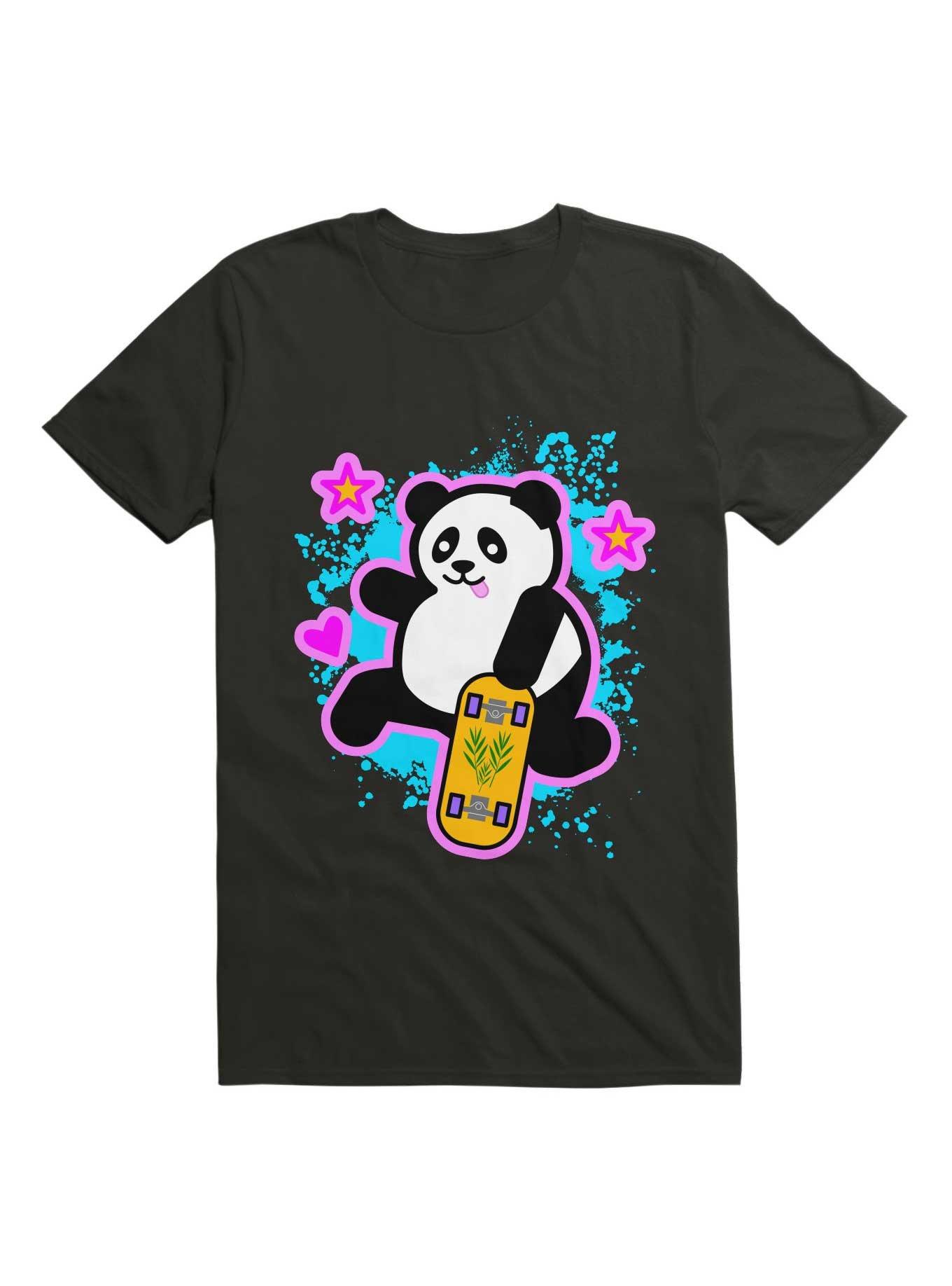 Kawaii Airwalk Panda Kawaii T-Shirt, , hi-res