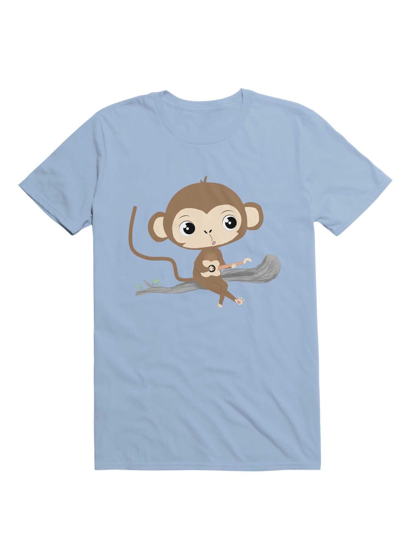 Kawaii Music Monk T-Shirt, , hi-res
