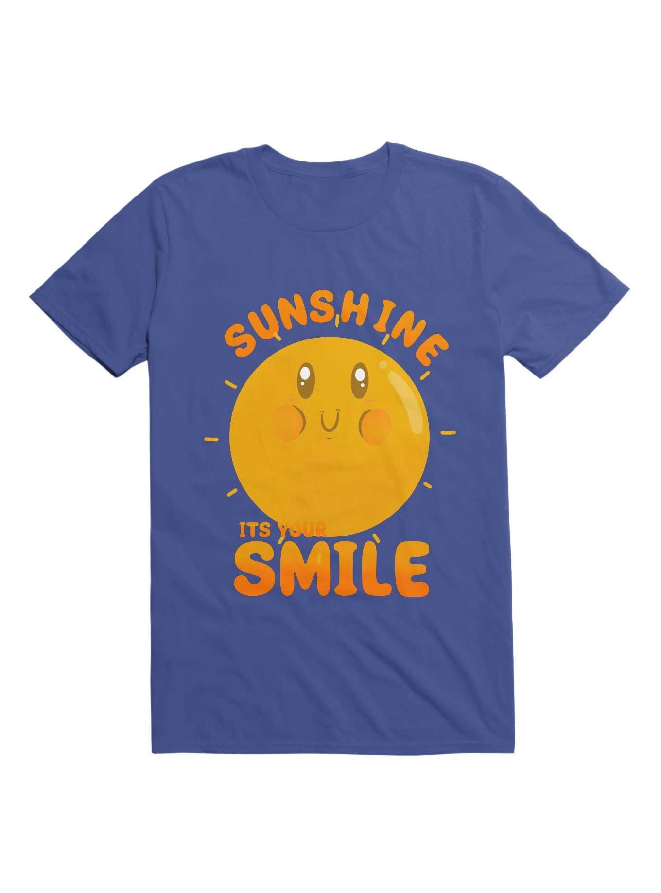 Kawaii Sunshine Its Your Smile T-Shirt, ROYAL, hi-res