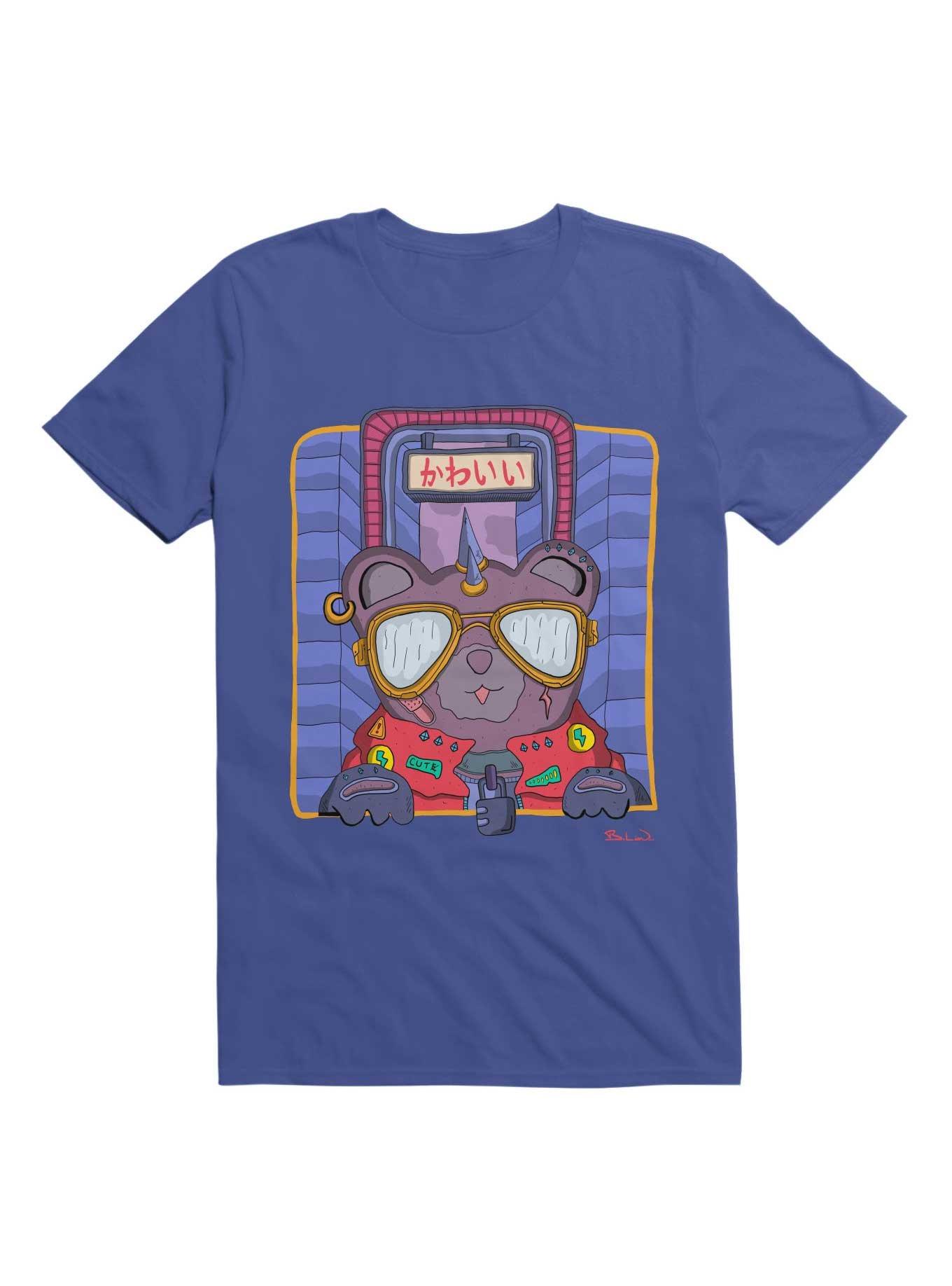 Kawaii-Punk T-Shirt, ROYAL, hi-res