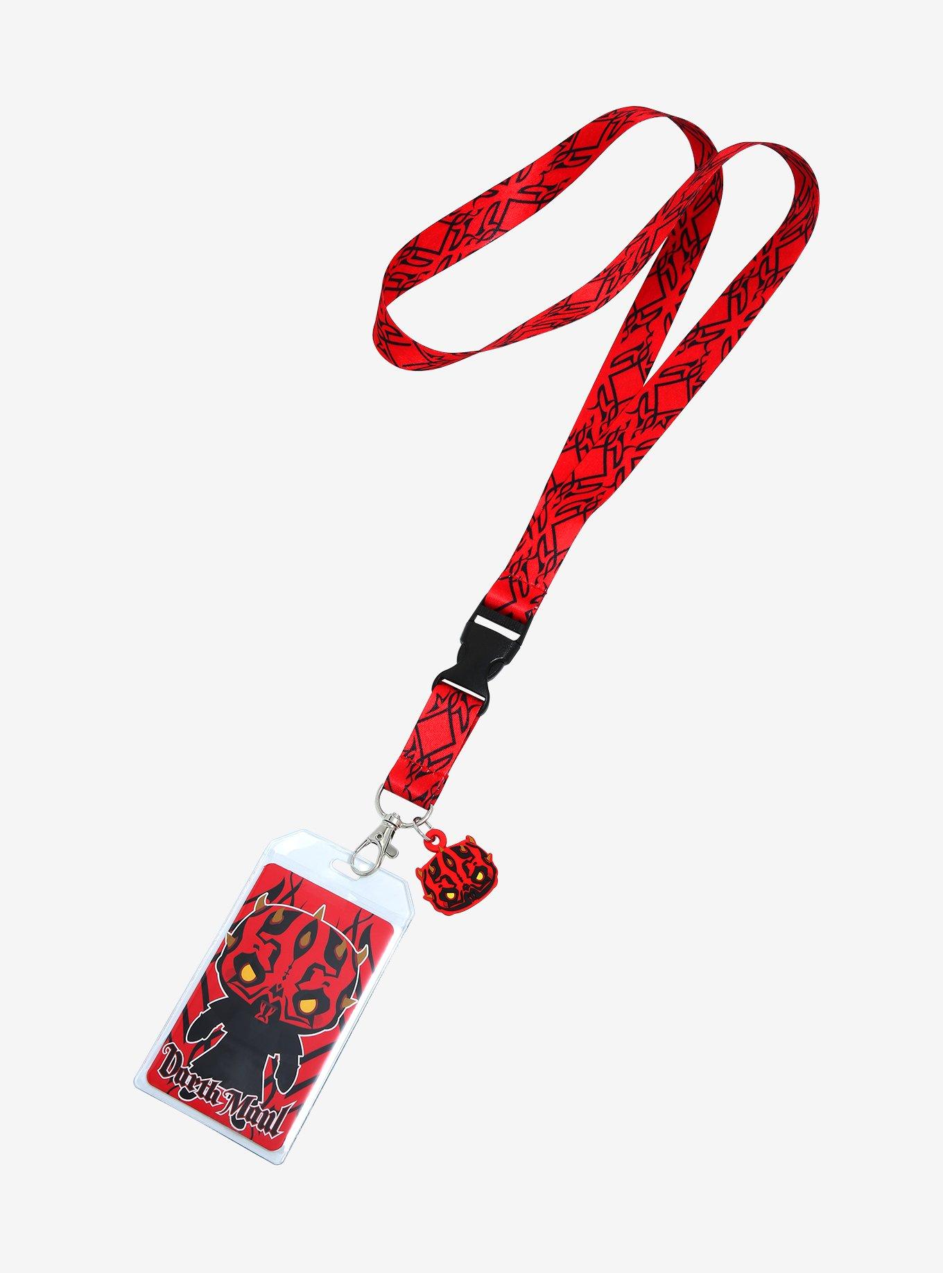 Loungefly Star Wars: Episode I - The Phantom Menace Darth Maul Lanyard - BoxLunch Exclusive , , hi-res