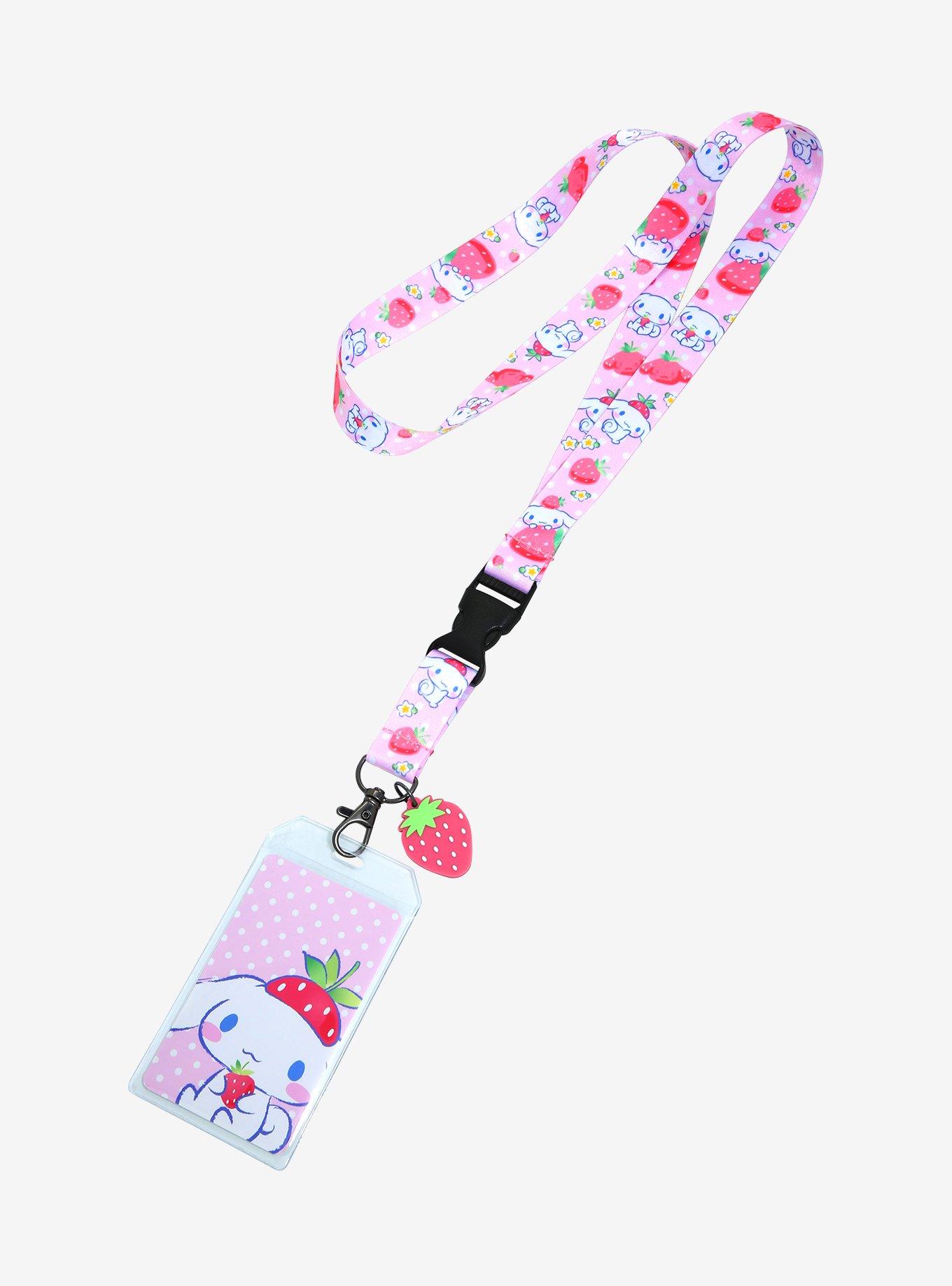 Loungefly Sanrio Cinnamoroll & Strawberries Lanyard - BoxLunch Exclusive , , hi-res