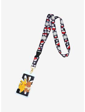 Loungefly Pokémon Pikachu & Eevee Floral Lanyard - BoxLunch Exclusive , , hi-res