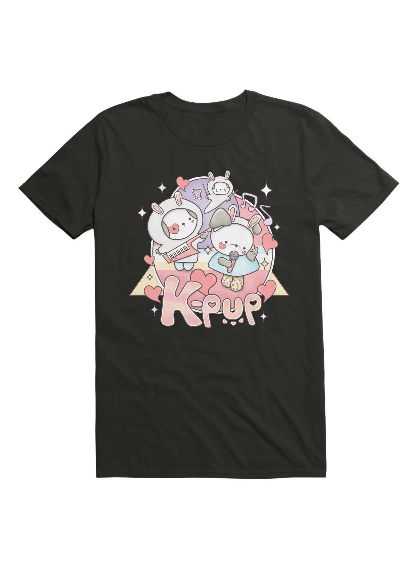 Kawaii K-Pup Band T-Shirt, BLACK, hi-res