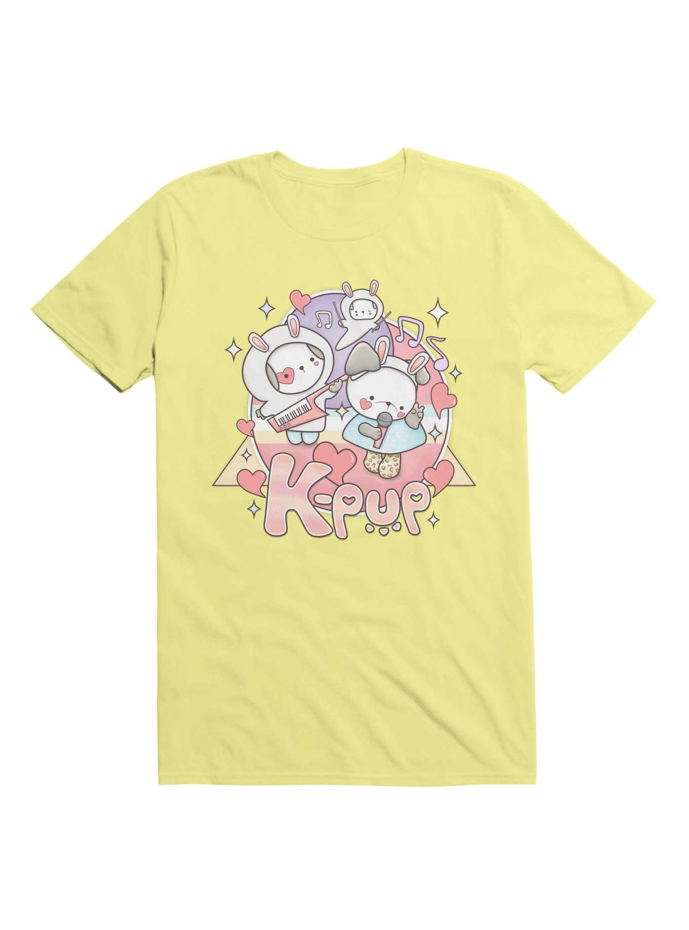 Kawaii K-Pup Band T-Shirt, CORN SILK, hi-res