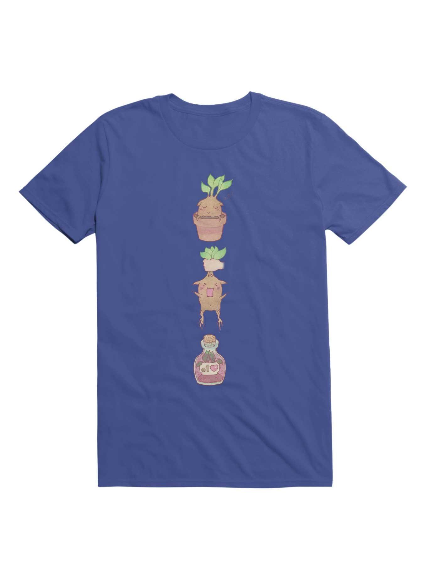 Kawaii A Mandrake's Life T-Shirt, ROYAL, hi-res