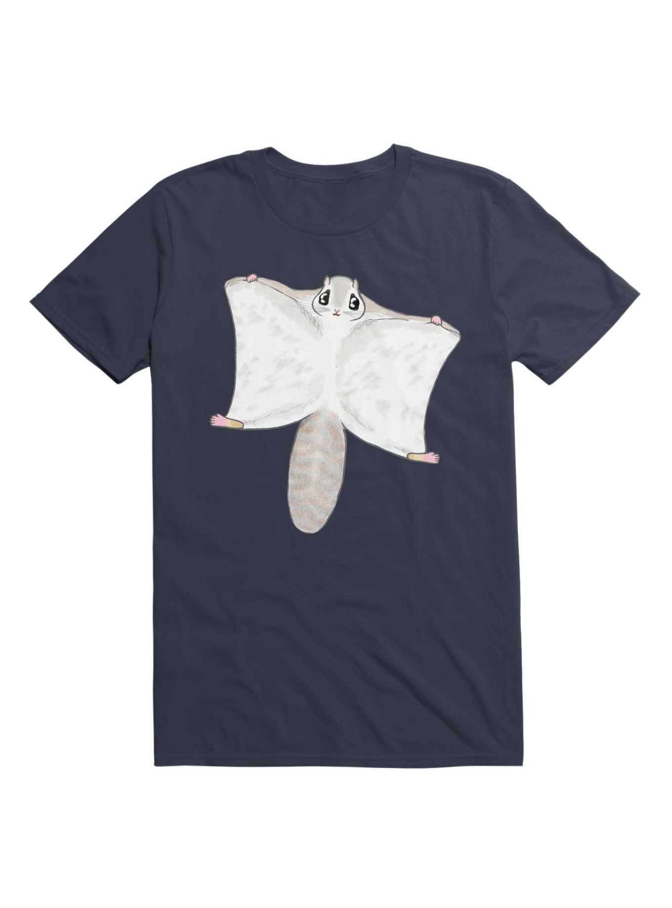 Kawaii Ezomomonga (Flying Squirrel) T-Shirt, , hi-res