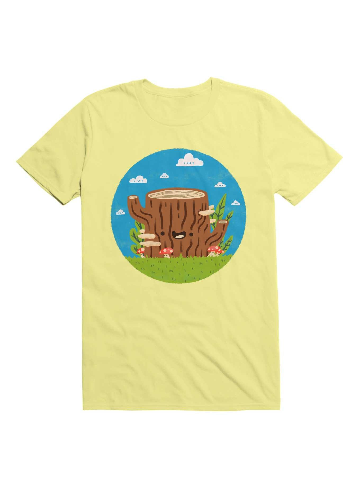 Kawaii Nature Friends T-Shirt, CORN SILK, hi-res
