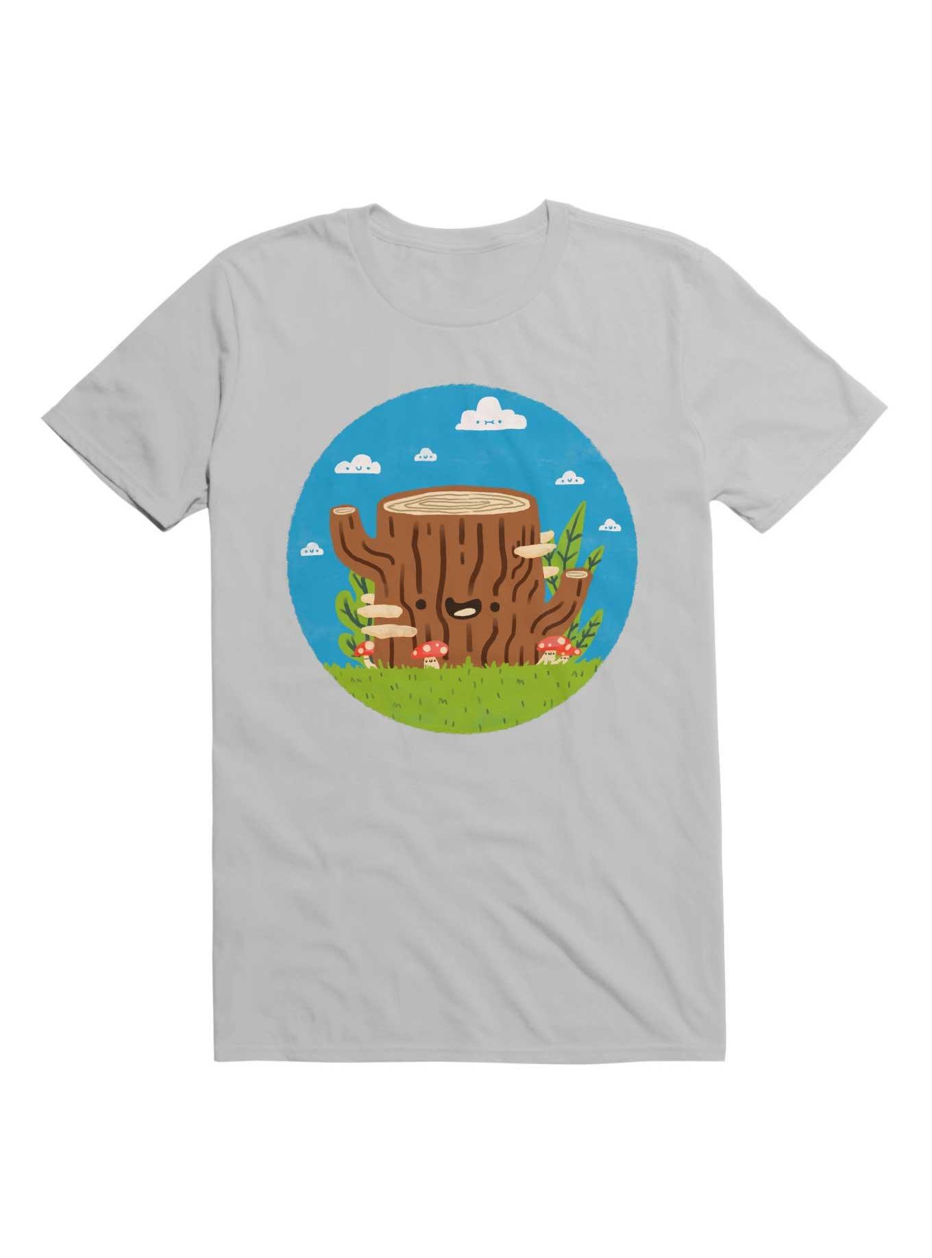 Kawaii Nature Friends T-Shirt, ICE GREY, hi-res