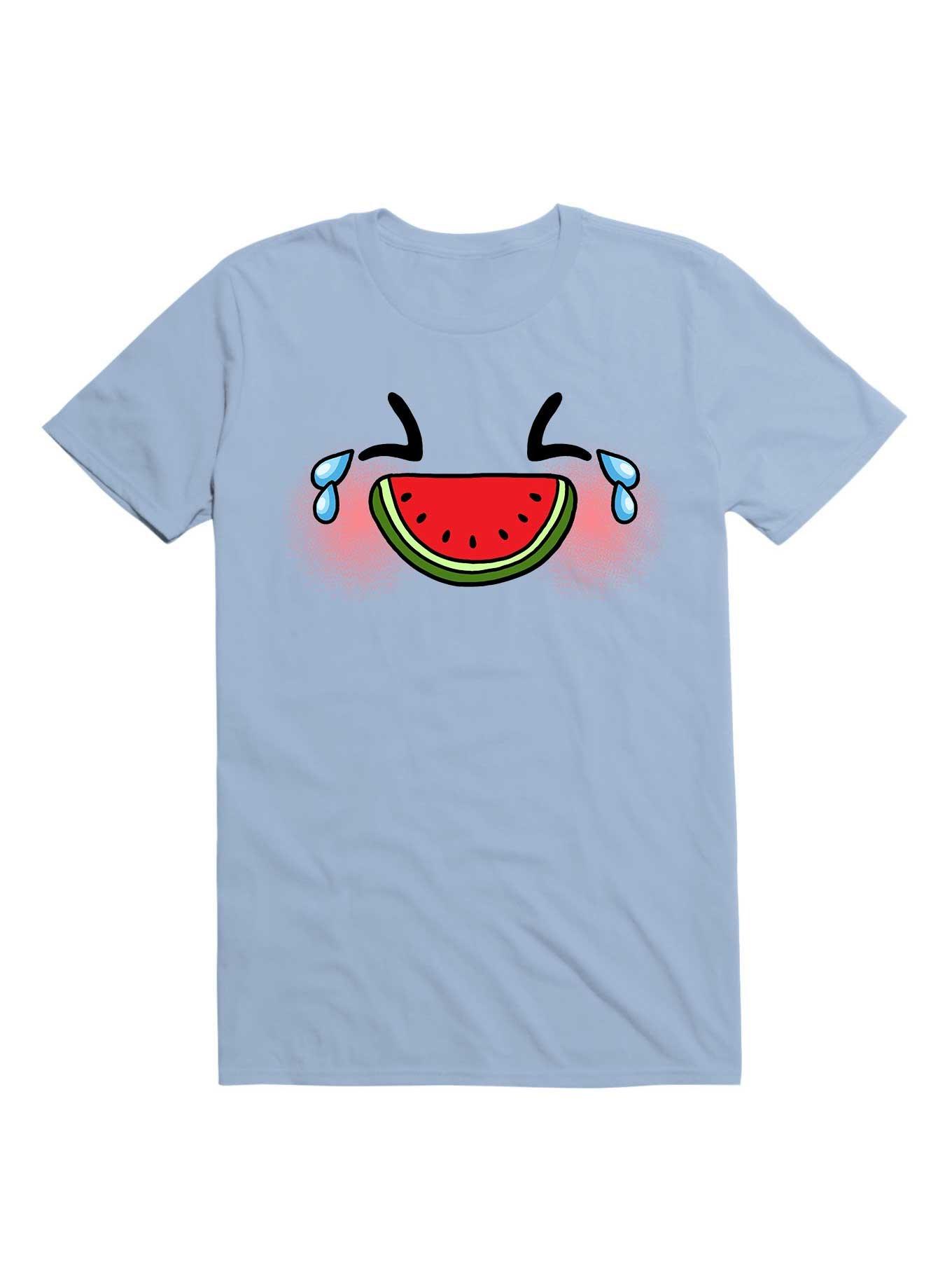 Kawaii Watermelol T-Shirt, LIGHT BLUE, hi-res